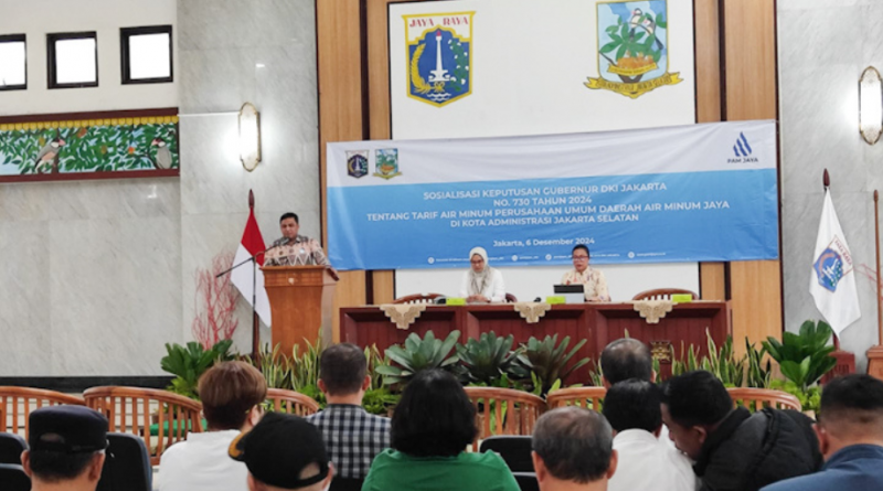 PAM Jaya Sosialisasikan Penyesuaian Tarif Air Bersih