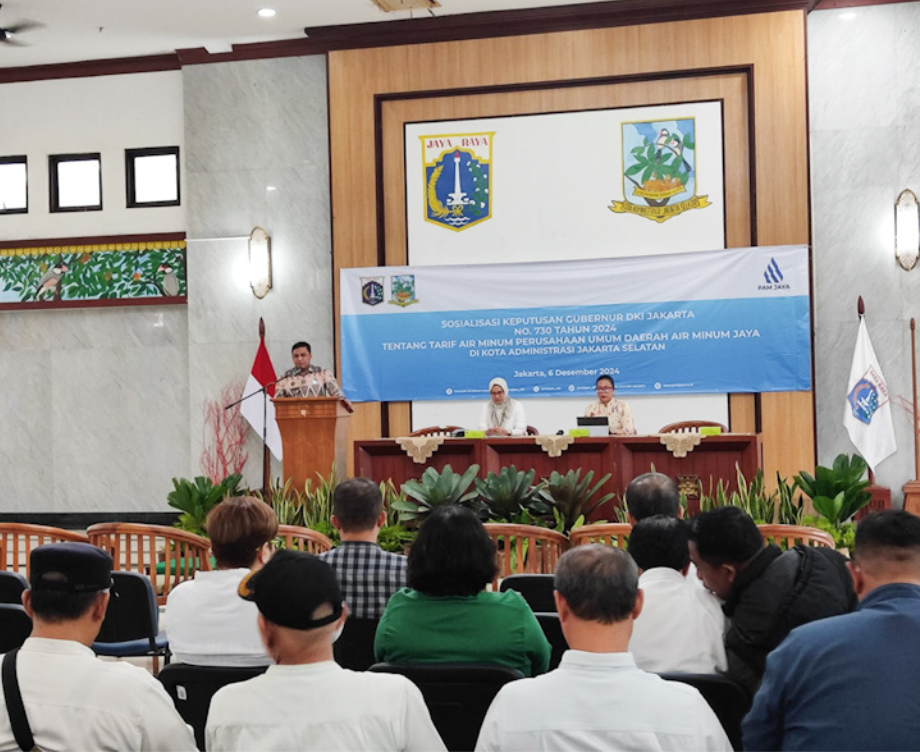 PAM Jaya Sosialisasikan Penyesuaian Tarif Air Bersih