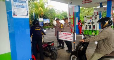 Polsek Penebel Laksanakan Kegiatan Rutin Patroli di Tempat Keramaian.