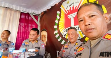 Wakapolsek Kediri Hadiri Peringatan HUT PP Polri, Perkuat Soliditas Di Tabanan