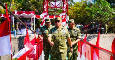 Wujud Nyata Pengabdian TNI AD untuk Masyarakat Buleleng, Pangdam IX/Udayana Resmikan Jembatan Garuda