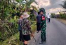 Sinergi Babinsa Yeh Sumbul Dampingi Warga Gelar Gotong Royong Kebersihan Lingkungan Di Banjar Pangkung Languan
