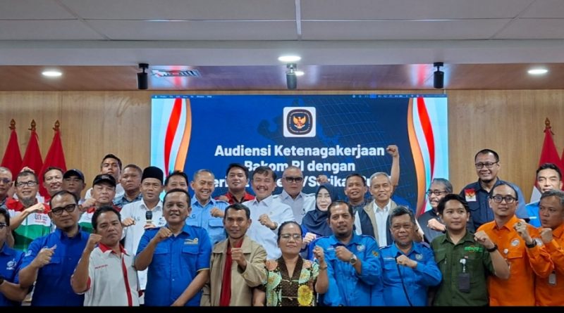 Kepala Bakom RI Audensi dengan Serikat Buruh yang tergabung Koalisi Besar Perjuangan Buruh Indonesia